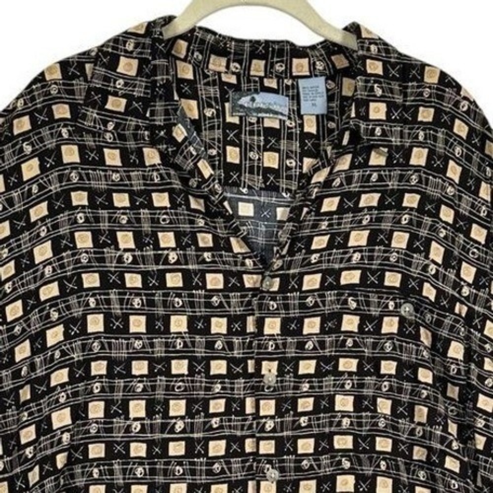 Corsini Men's Size XL Rayon Hawaiian Short Sleeve Camp Shirt